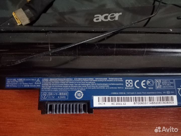 Запчасти для нетбука Acer