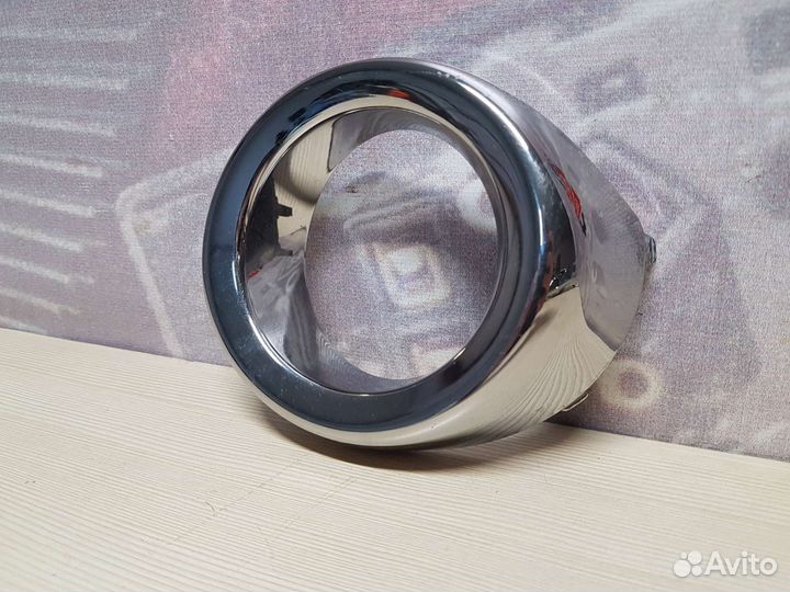 Оправа птф левая хром Renault Logan 2 H4M 2018