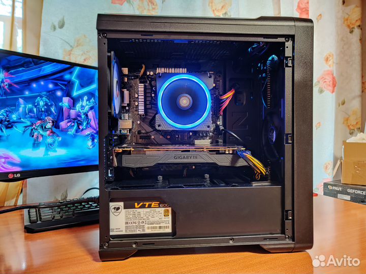 Мощный игровой компьютер (Ryzen 7 2700 / GTX1080)