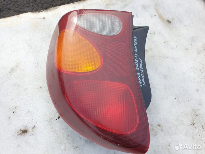 Фонарь задний правый Chevrolet Lanos Ланос