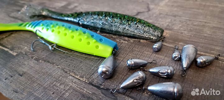 Грузило колокол с быстро съемной застежкой