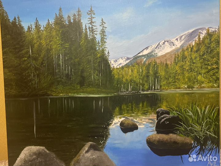 Картина маслом на холсте пейзаж