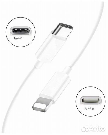 Кабель USB - C на Lightning для iPhone / iPad / Ai