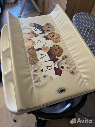 Пеленальный столик с ванночкой cam