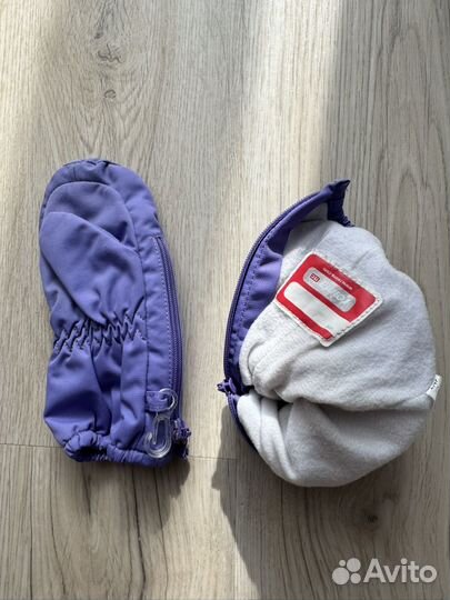 Варежки б/у демисезонные Reima tec 0 разм.(1-2 г.)