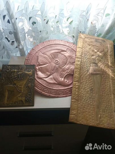 Чеканка медная СССР