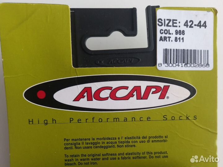 Носки accapi новые оригинал