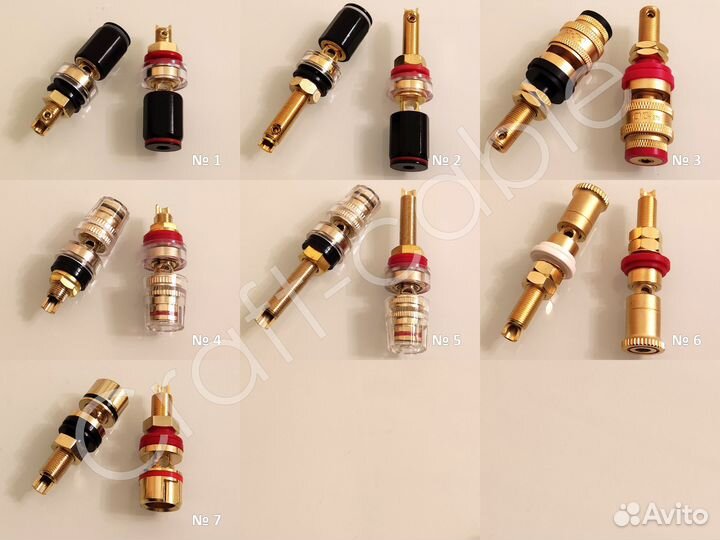 Акустические терминалы клеммы разъёмы