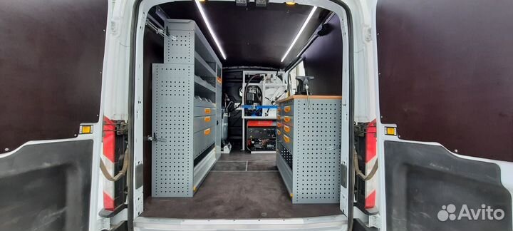 Оснащение фургона автомобиля