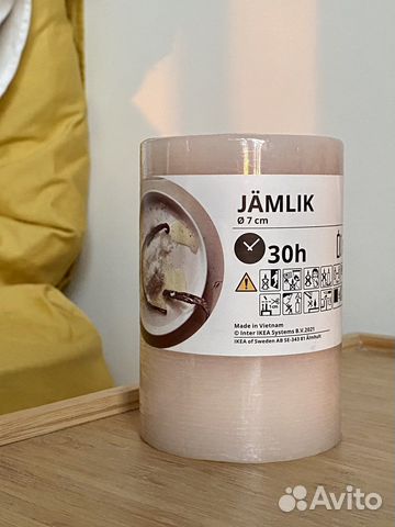 Ароматизированная свеча икеа эмлик / jamlik lkea