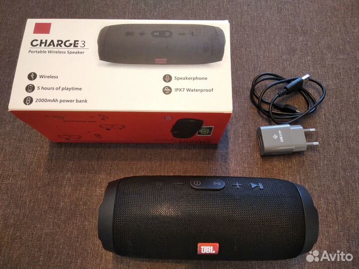 Музыкальную колонку JBL Charge3 в нераб. состоянии