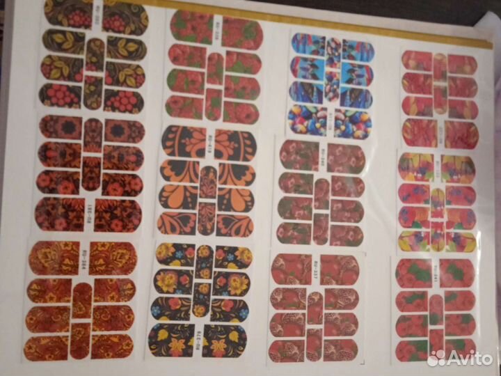 Наклейки для ногтей 1400 шт