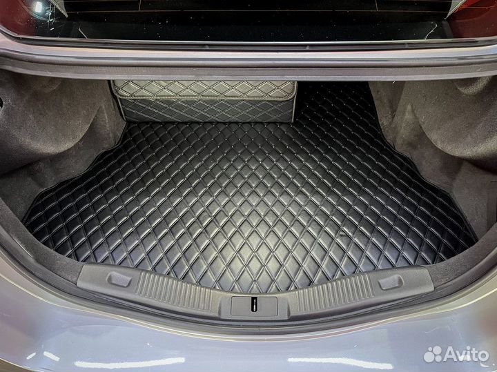 3Д коврики из экокожи Премиум 3D