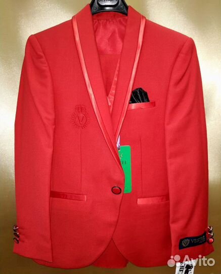 Красный смокинг для мальчиков Прокат