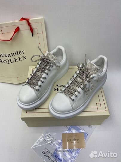 Alexander McQueen кеды женские 36 37 38 39 40 кожа