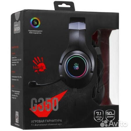 Игровые наушники с подсветкой