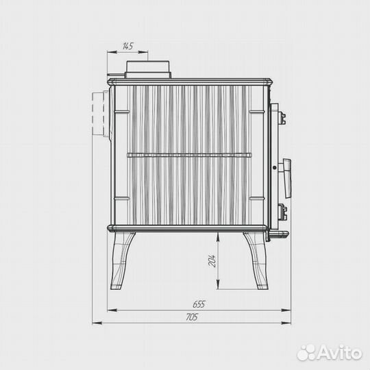 Печь-камин «маэстро»