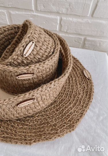 Корзина из джута