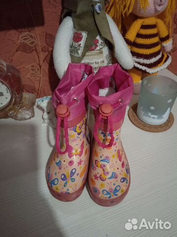 Детские резиновые сапоги