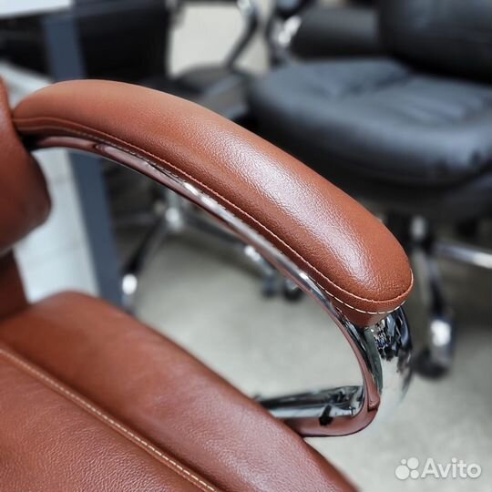 Кресло руководителя натуральная кожа
