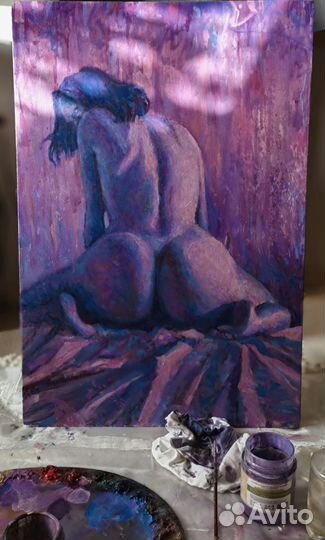 Картина маслом ню