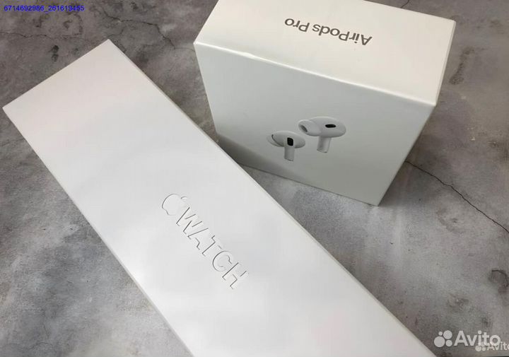 AirPods pro2(с чехлом) + Apple watch 8 MAX (Арт.56