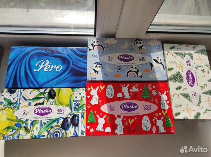 Салфетки бумажные косметические