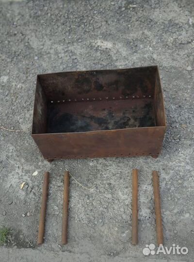 Мангал со съемными ножками