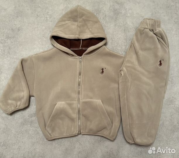 Теплый спортивный костюм детский