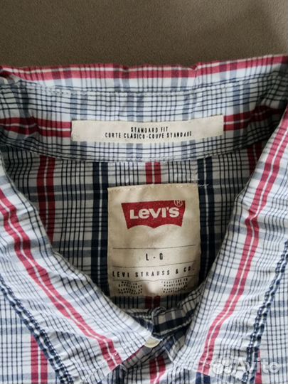 Рубашка в клетку levis