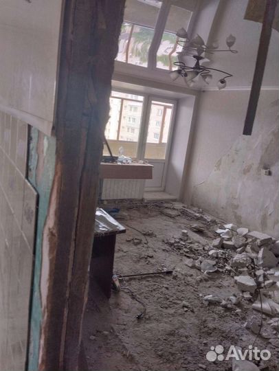 Демонтажные работы Снос стен перегородок полов