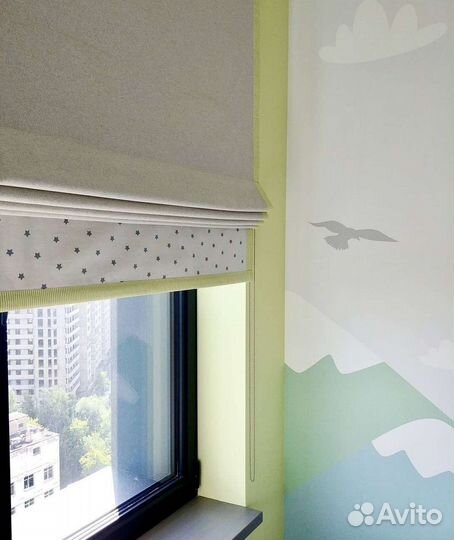 Римские шторы в детскую на заказ