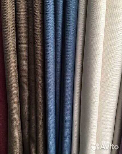 Шторы готовые, блэк-аут рогожка