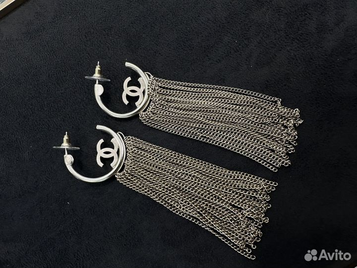 Серьги chanel