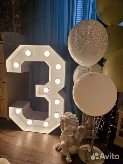 Цифра 3 на праздник