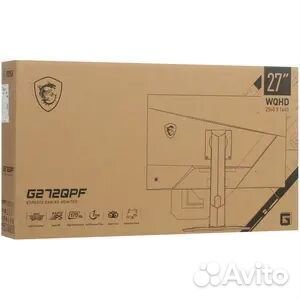 Монитор MSI G272QPF 2K