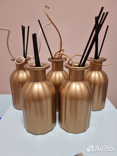 Стеклянные вазы около 15 см