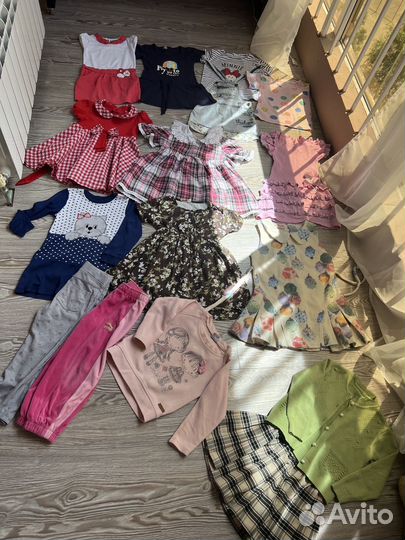 Вещи пакетом на девочку платья