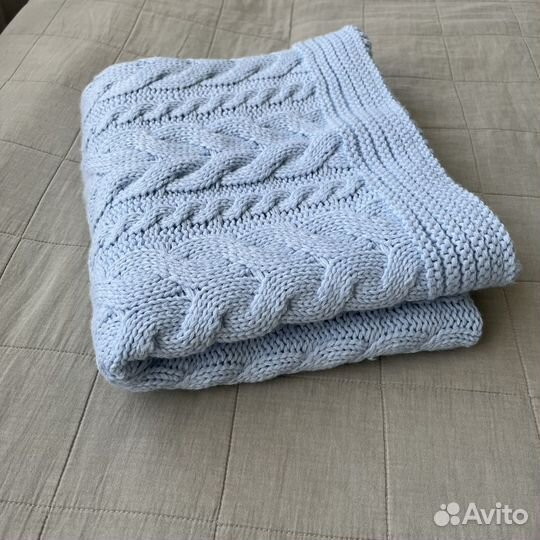Вязанный плед детский