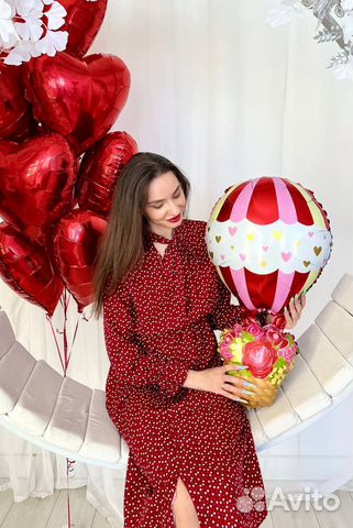 Композиция из шаров «На большом воздушном шаре»