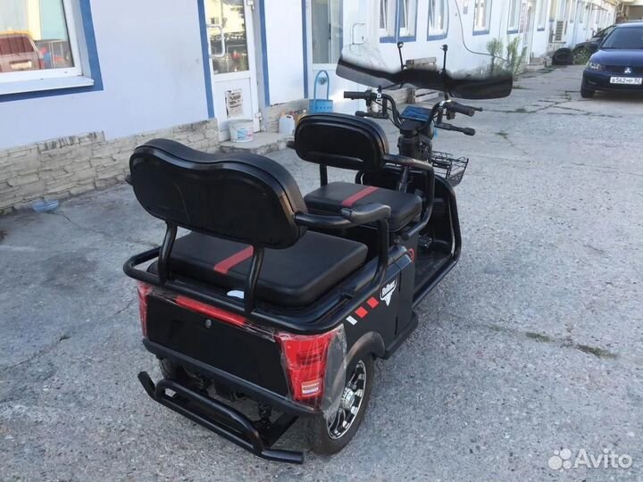 Электротрицикл Экипаж Rutrike с АКБ 800W/60V/32A