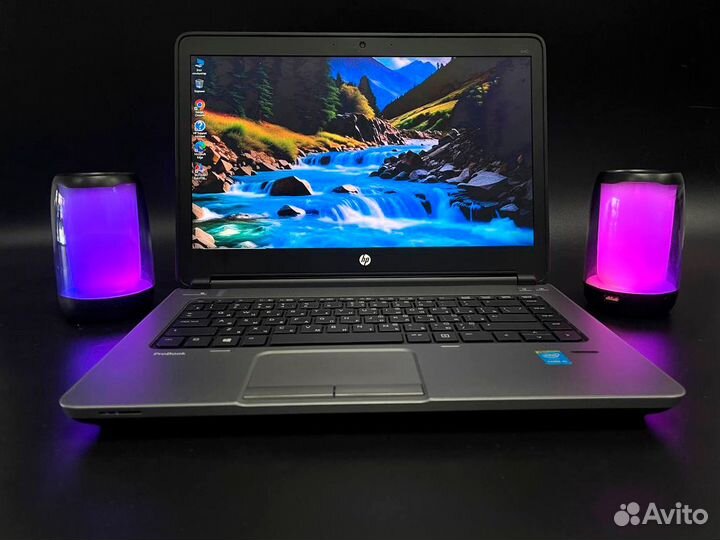 Компактный офисный ноутбук HP на i5