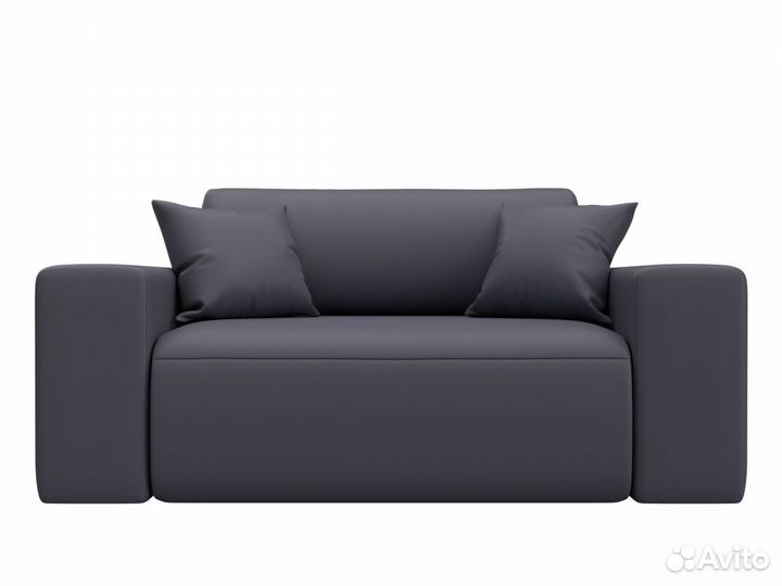 Кресло Лига-036 нпб, экокожа, grifon 15 серый