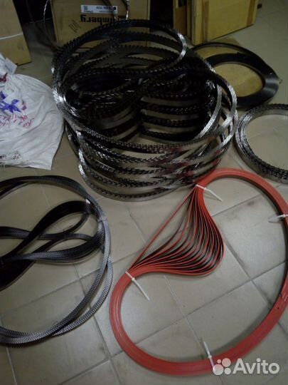 Полотна для ленточных пил мясо, рыба, дерево, мет