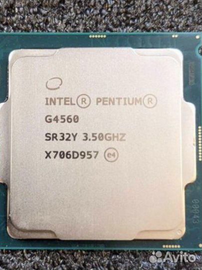 Процессор (1151) Intel Pentium G4560 3.50GHz