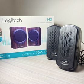 Колонки Logitech z240 и Genius SP-U110