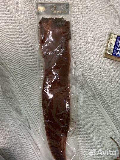 Накладные волосы на заколках