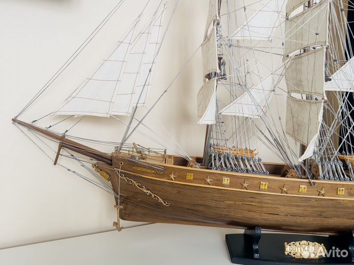 Модель корабля ручной работы cutty sark