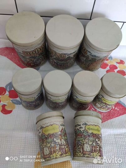 Банки для сыпучих продуктов СССР