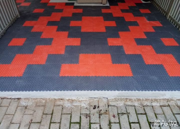 Напольная, модульная плитка пвх